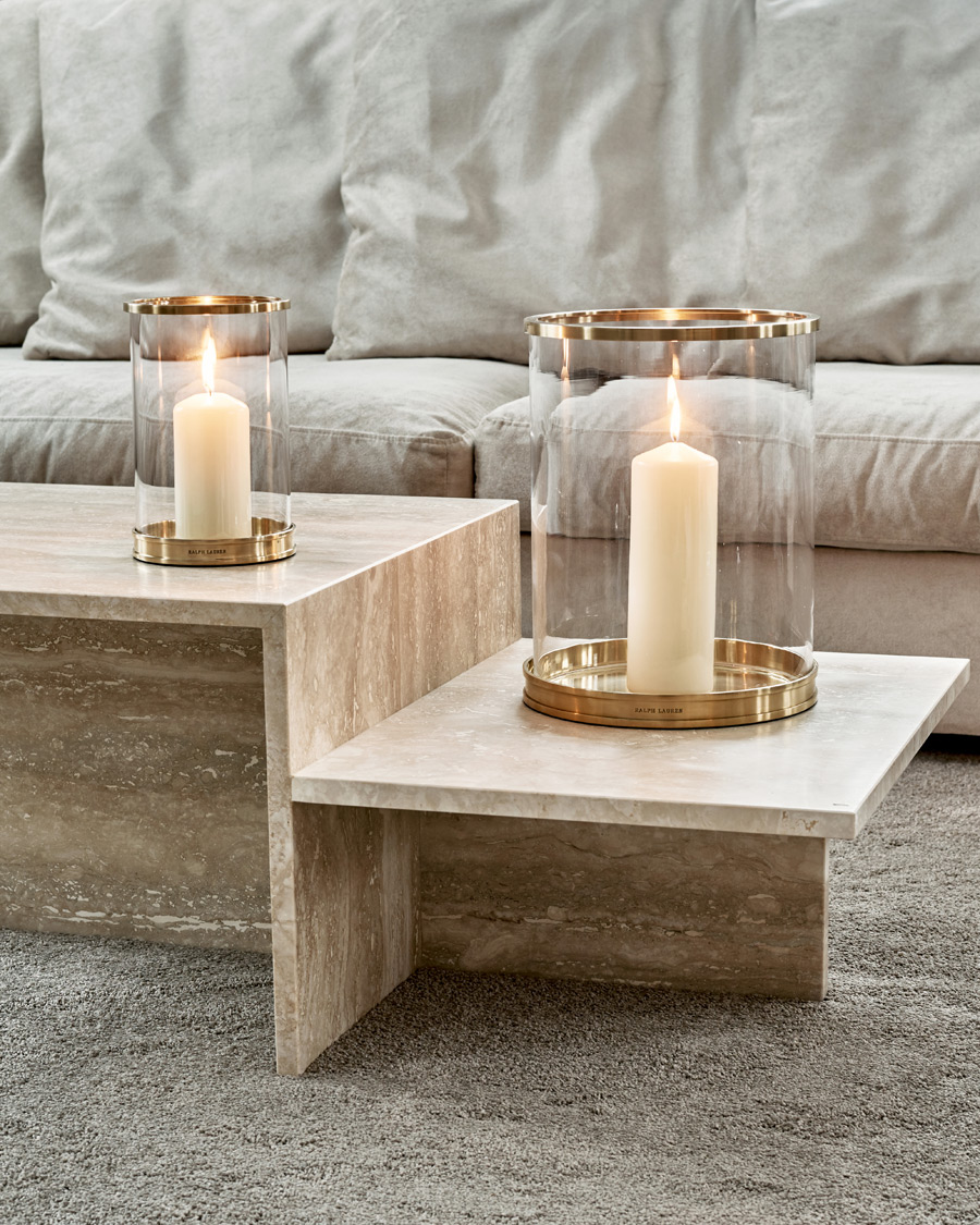 Uomini | Casa | Ralph Lauren Home | Modern Medium Hurricane Lamp Brass