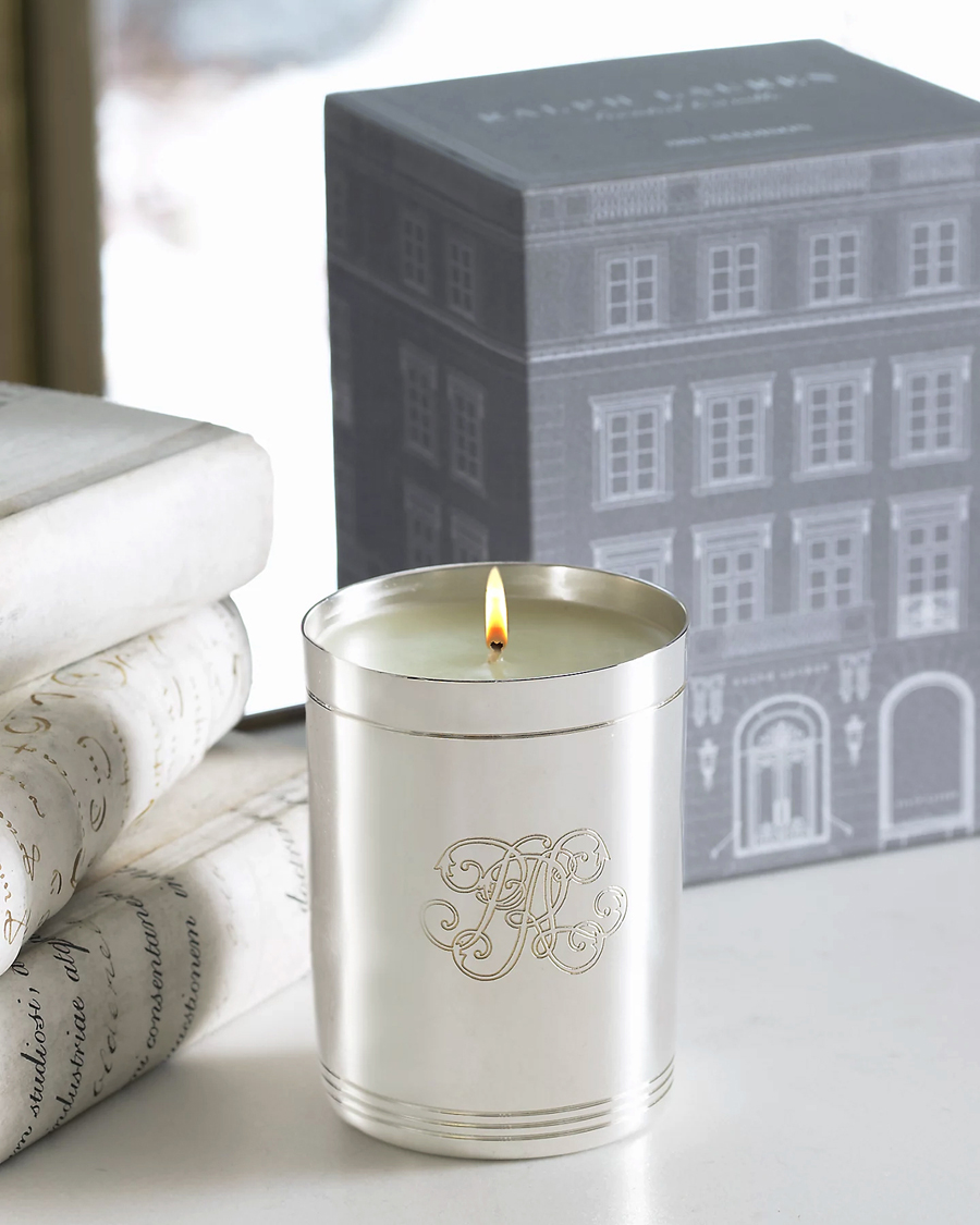 Uomini | Stile di vita | Ralph Lauren Home | 888 Madison Flagship Single Wick Candle Silver