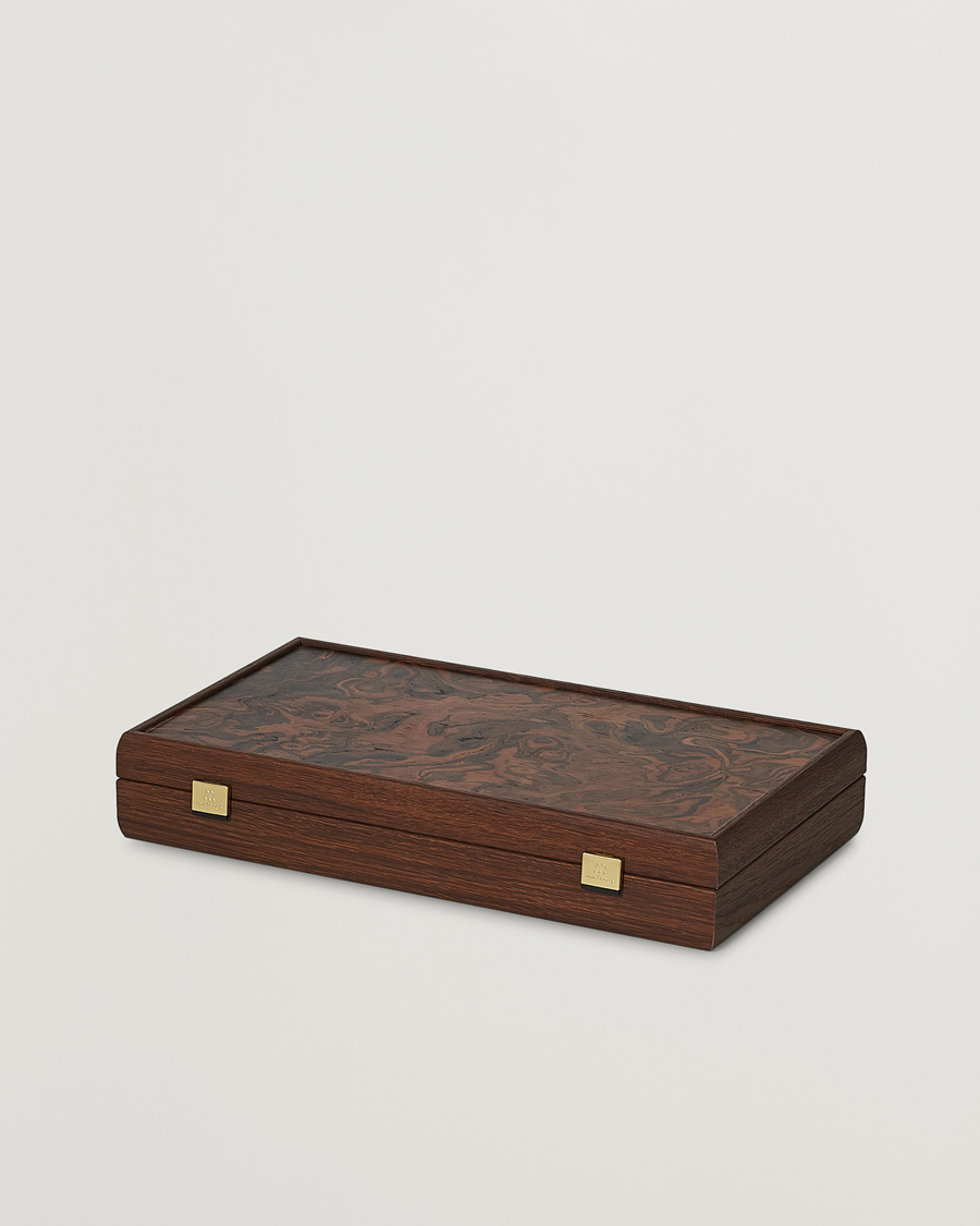 Uomini | Per il conoscitore | Manopoulos | Walnut Burl Poker Case