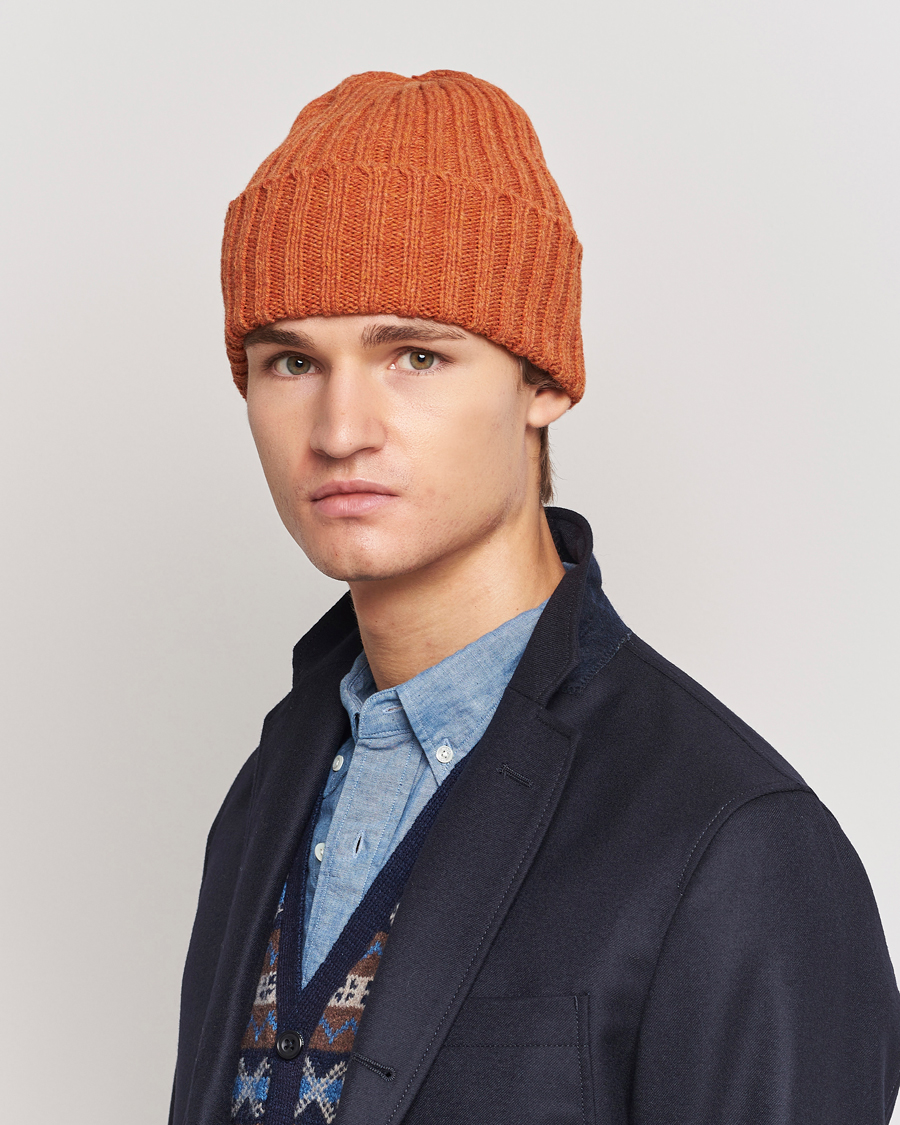 Uomini | Berretti invernali | BEAMS PLUS | Wool Watch Cap Orange