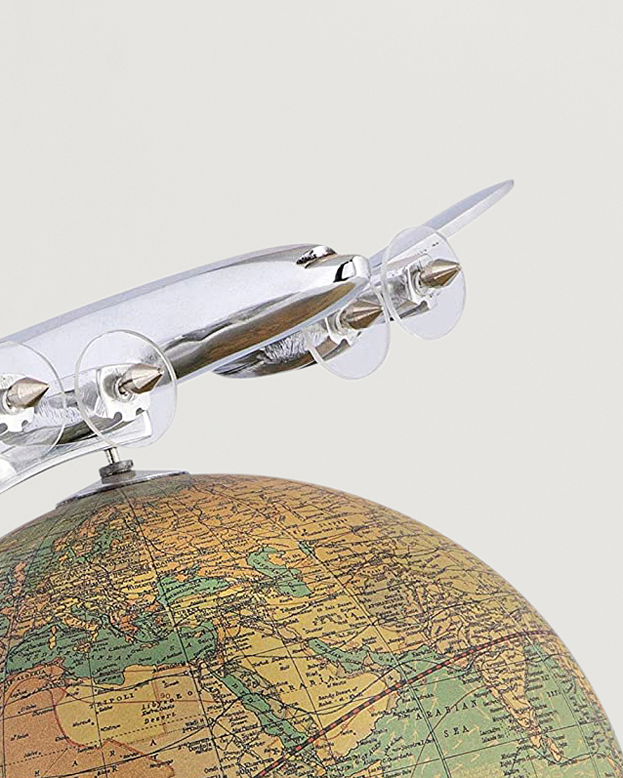 Uomini | Regali | Authentic Models | On Top Of The World Globe and Plane Silver