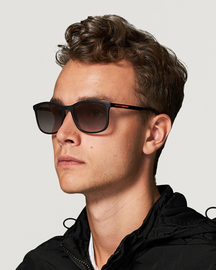 Uomini | Occhiali da sole con montatura a D | Prada Linea Rossa | 0PS 01TS Sunglasses Black/Gradient