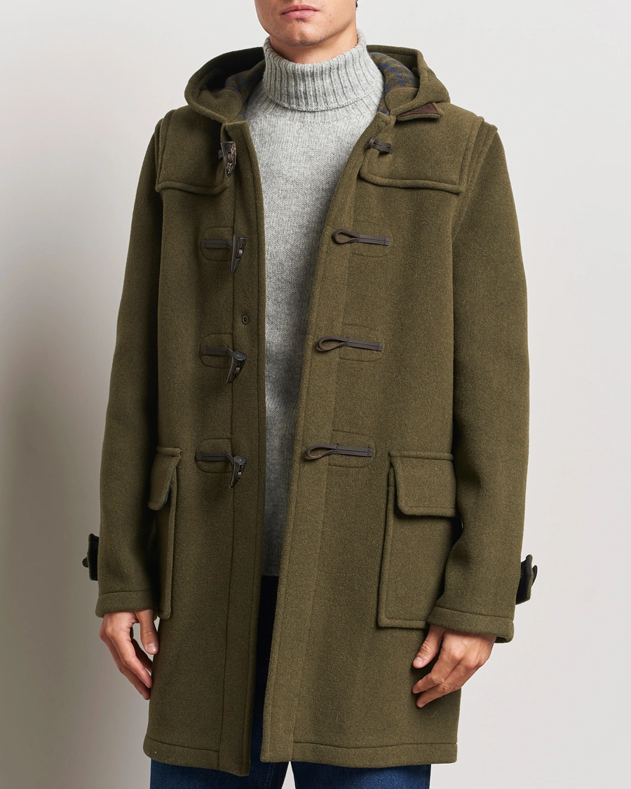 Uomini | Gloverall | Gloverall | Morris Duffle Coat Loden/Check