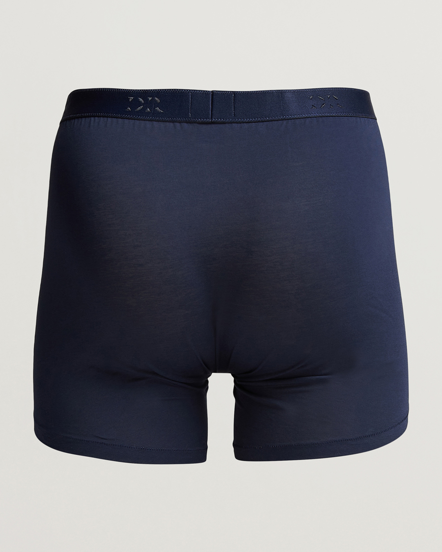 Uomini | Derek Rose | Derek Rose | Pima Cotton Stretch Trunk Navy