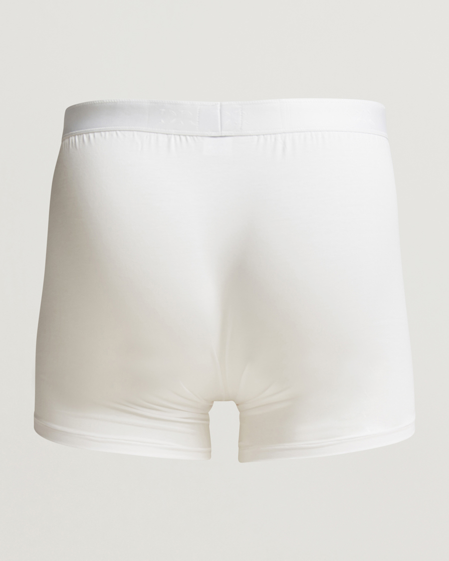 Uomini | Derek Rose | Derek Rose | Pima Cotton Stretch Trunk White