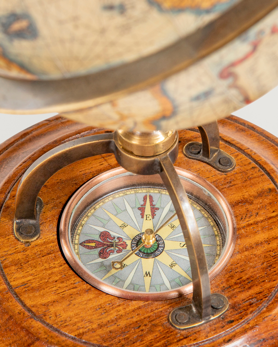 Uomini | Casa | Authentic Models | Terrestrial Globe With Compass 