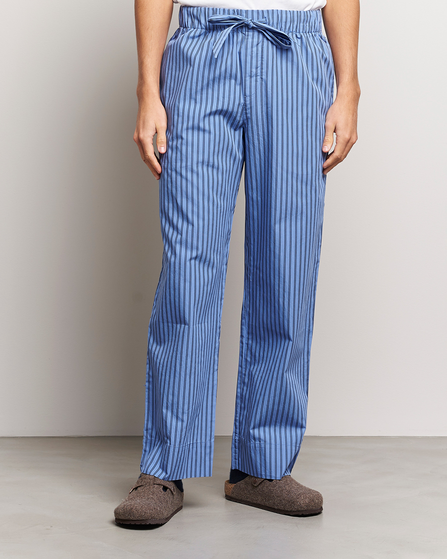 Uomini | Pigiami | Tekla | Poplin Pyjama Pants Boro Stripes