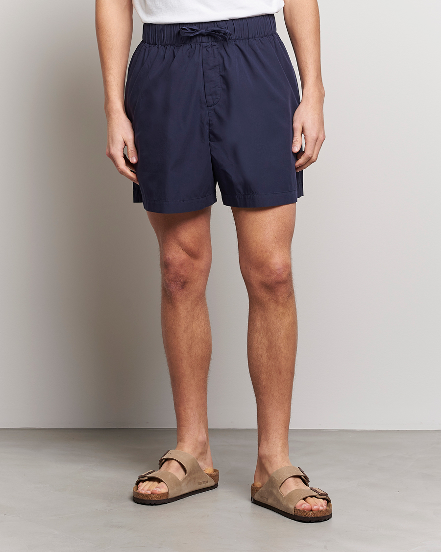 Uomini | Pigiami | Tekla | Poplin Pyjama Shorts True Navy