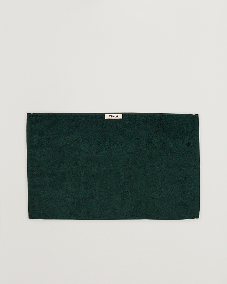 Uomini | Stile di vita | Tekla | Organic Terry Hand Towel Forest Green