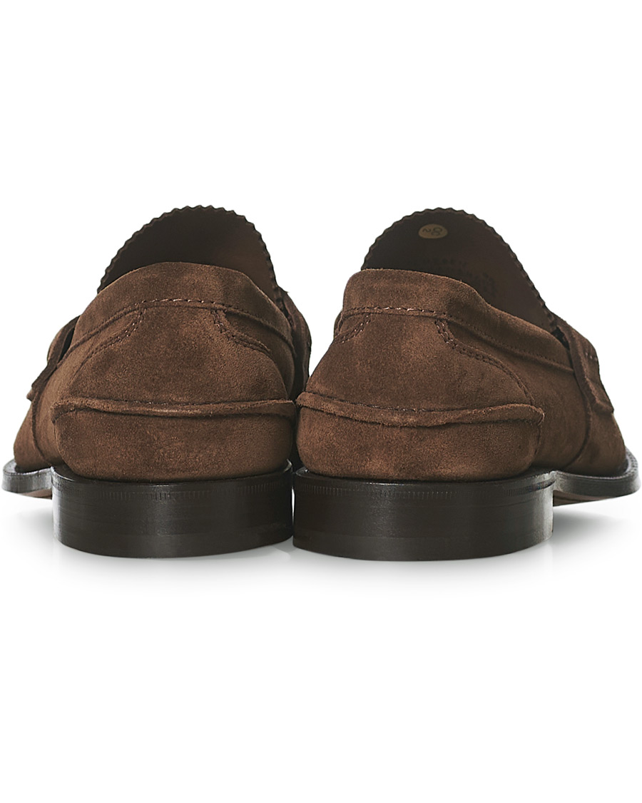 Uomini | Church's Pembrey Suede Penny Loafers Sigar Brown | Church's | Pembrey Suede Penny Loafers Sigar Brown
