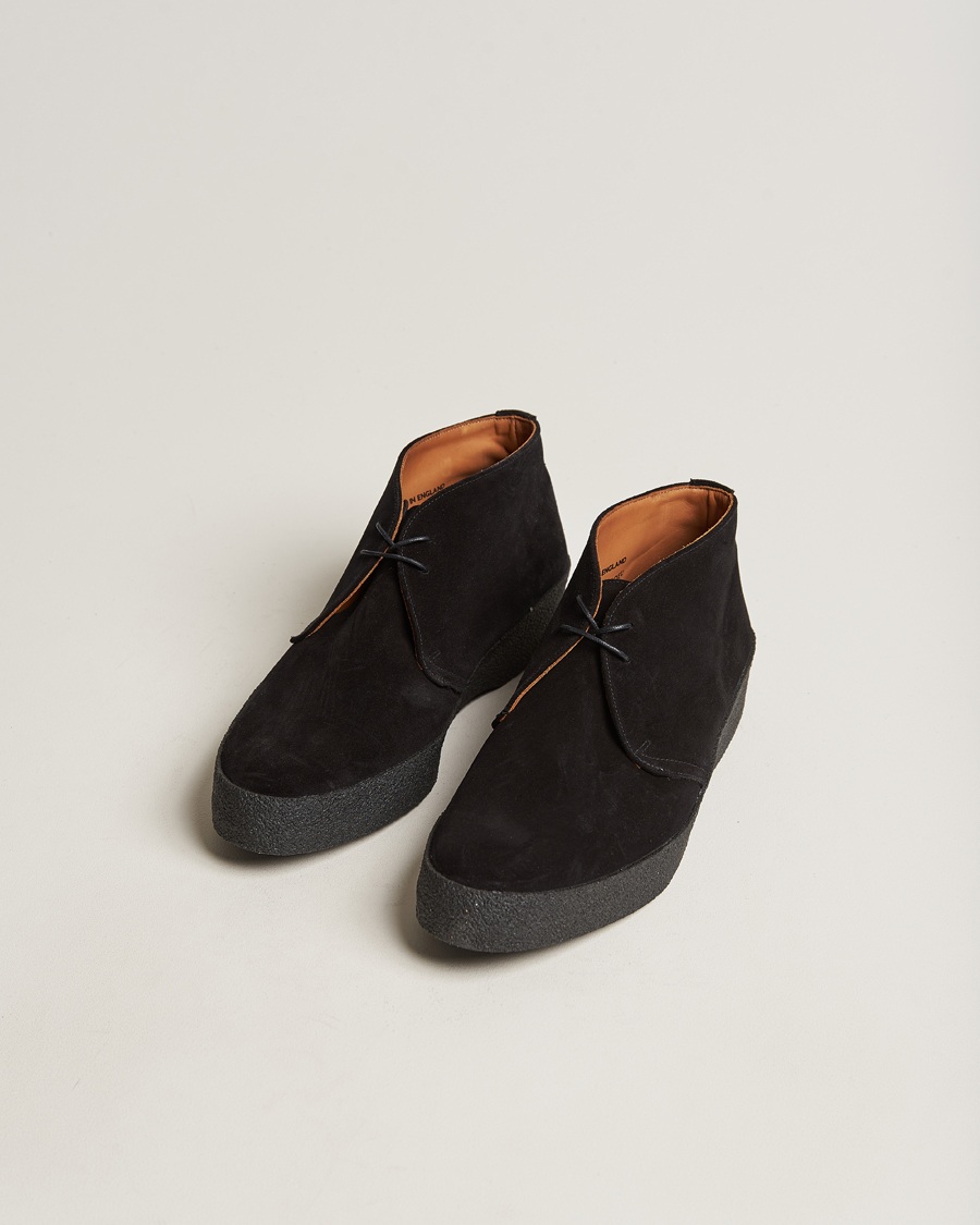 Uomini |  | Sanders | Joel Chukka Boot Black Suede