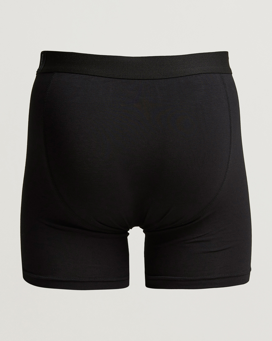 Uomini |  | Bread & Boxers | 3-Pack Long Boxer Brief Black