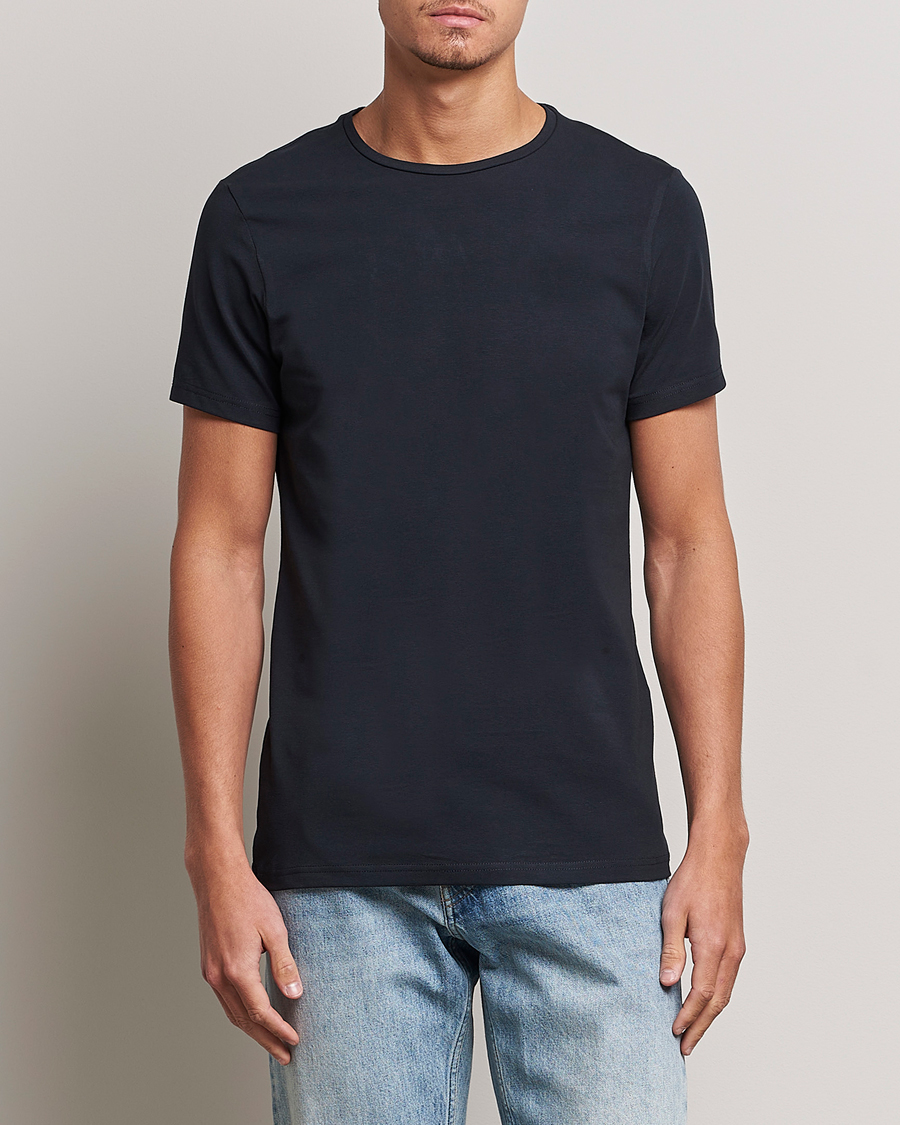 Uomini |  | Bread & Boxers | 2-Pack Crew Neck Tee Dark Navy