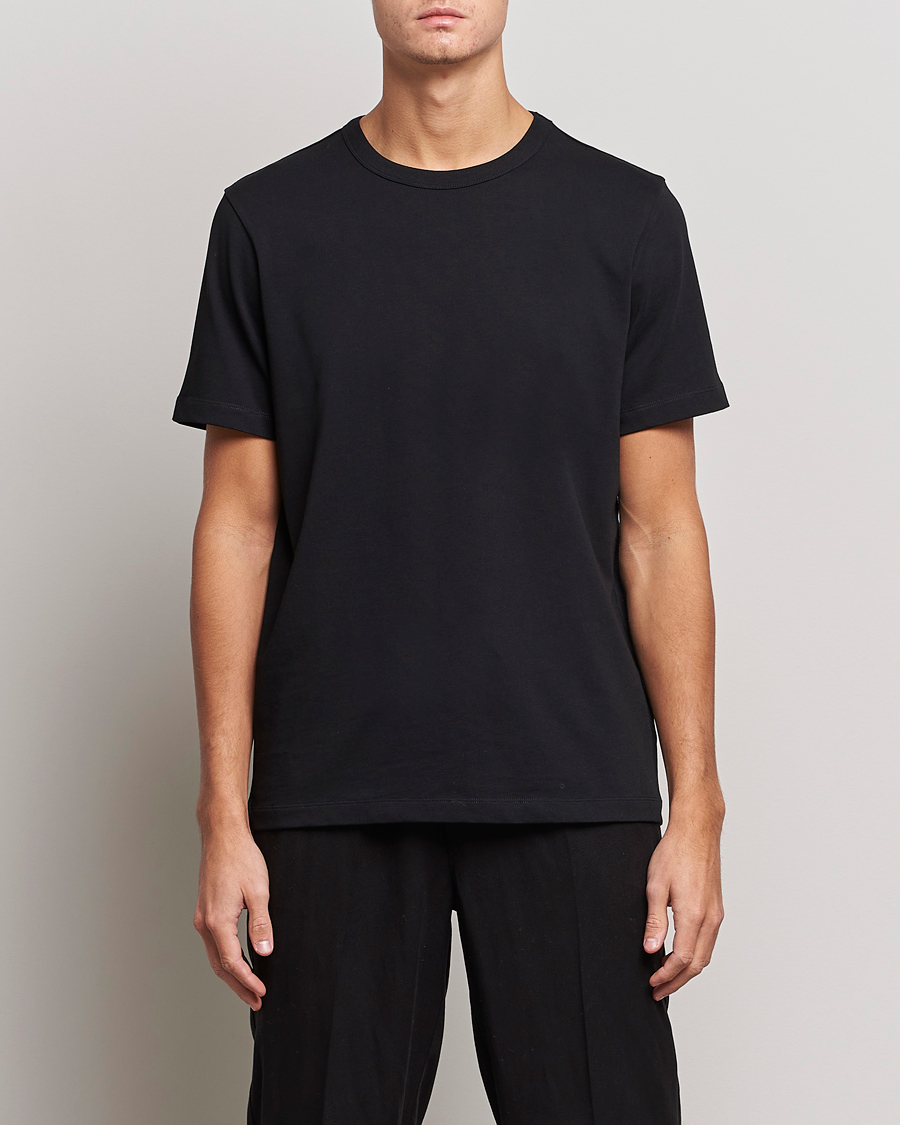 Uomini | Wardrobe basics | A Day\'s March | Heavyweight T-Shirt Black