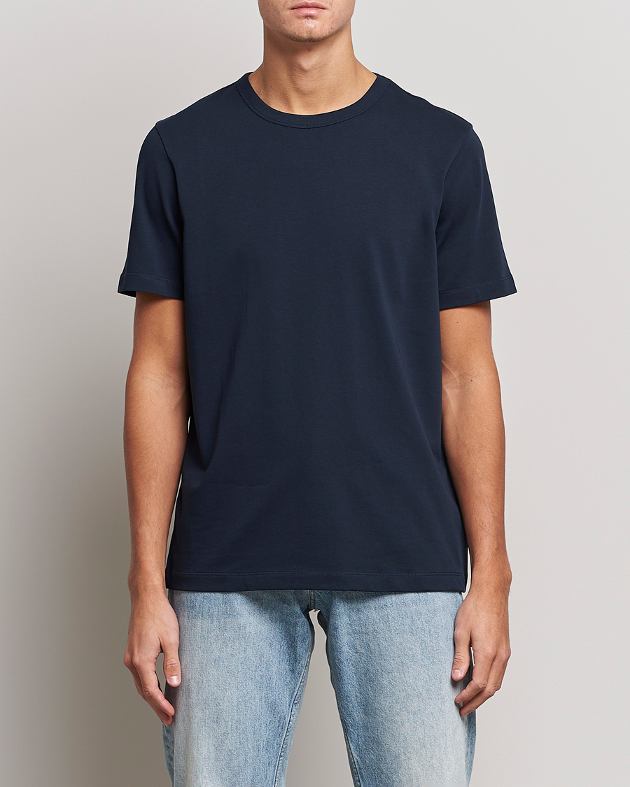 Uomini | Business & Beyond | A Day\'s March | Heavyweight T-Shirt Navy