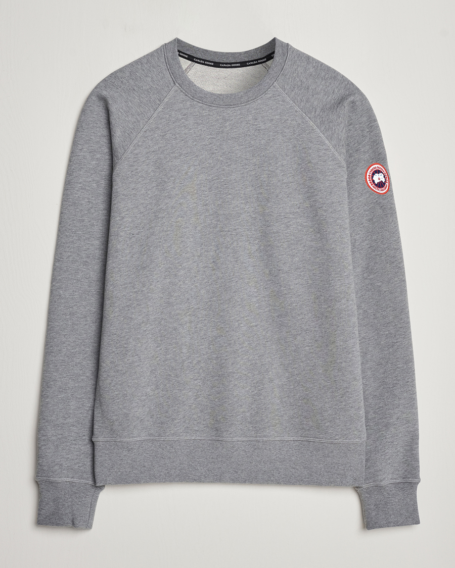 Uomini | Maglieria | Canada Goose | Huron Crewneck Stone Heather