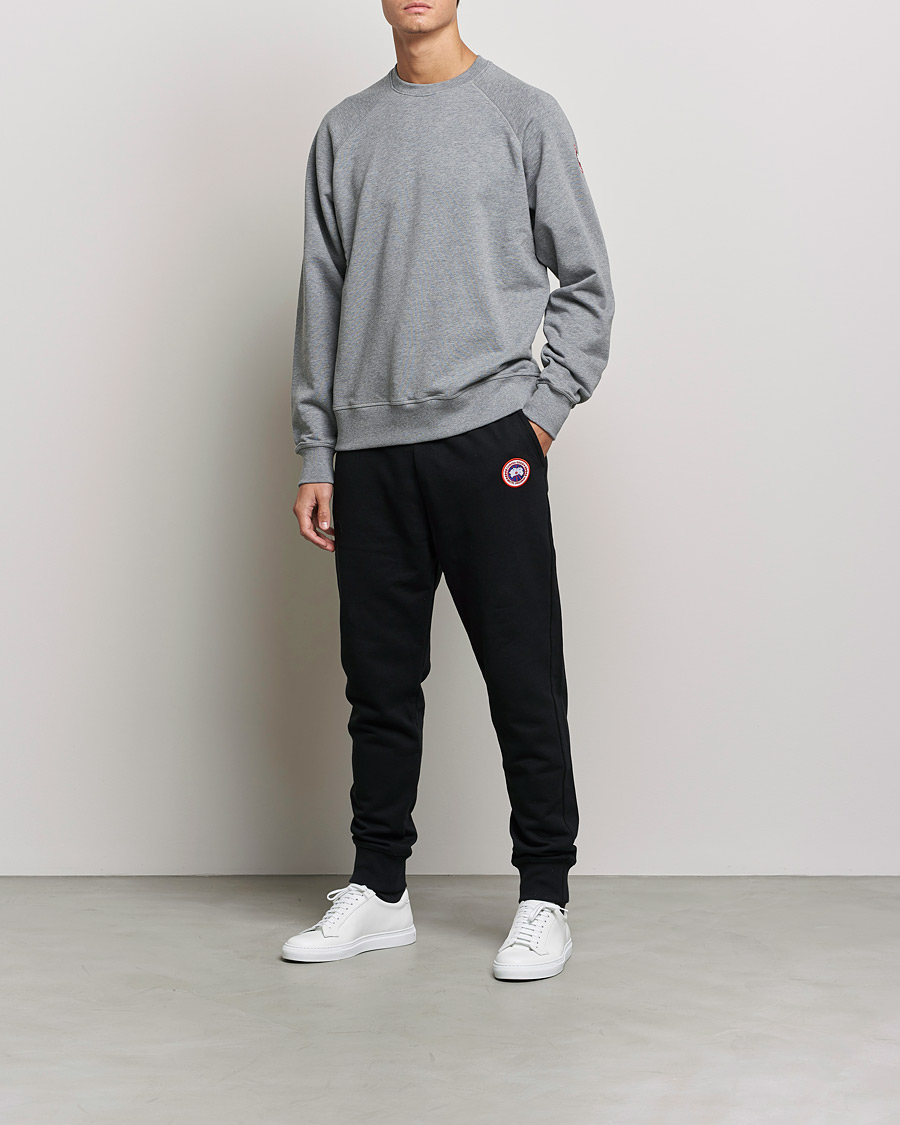 Uomini | Maglieria | Canada Goose | Huron Crewneck Stone Heather