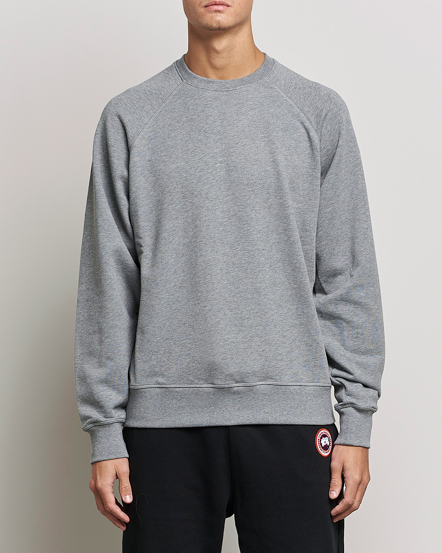 Uomini | Maglieria | Canada Goose | Huron Crewneck Stone Heather