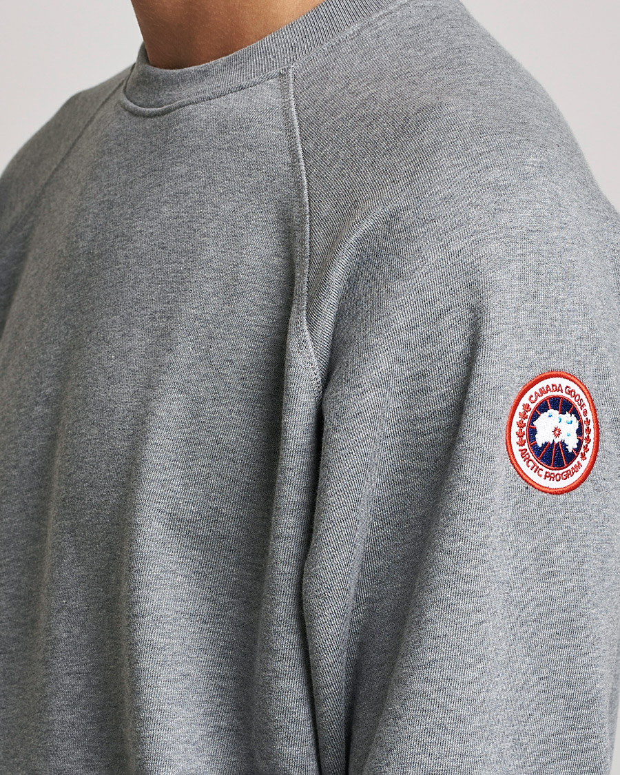 Uomini | Maglieria | Canada Goose | Huron Crewneck Stone Heather