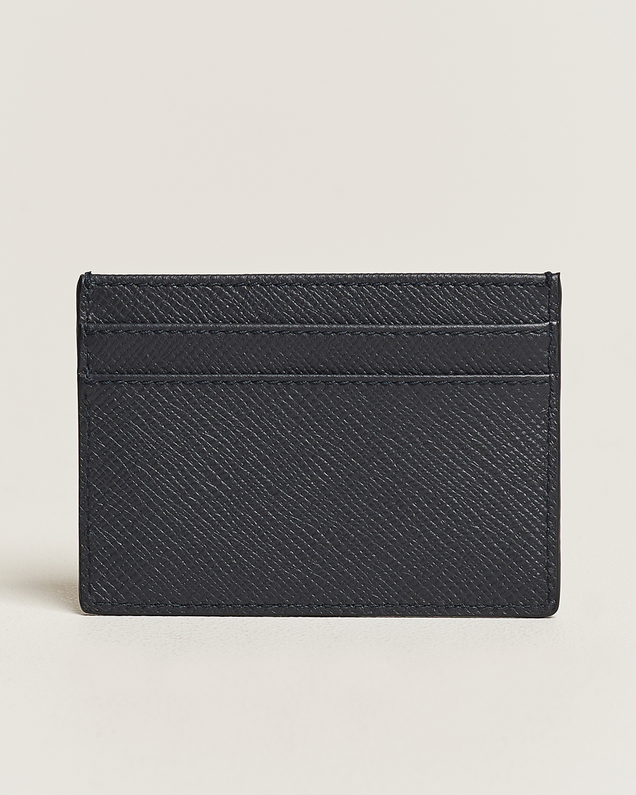 Uomini |  | Smythson | Panama Flat Cardholder Navy