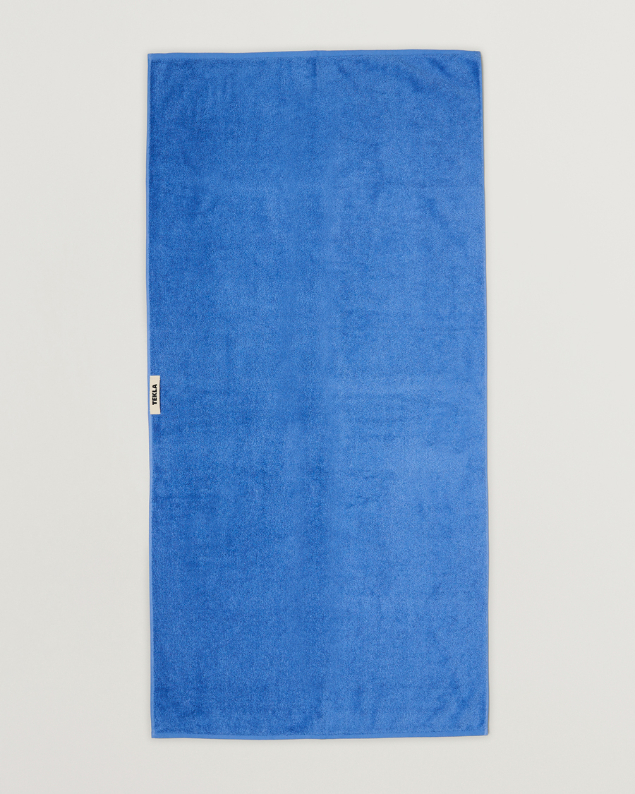 Uomini | Stile di vita | Tekla | Organic Terry Bath Towel Clear Blue