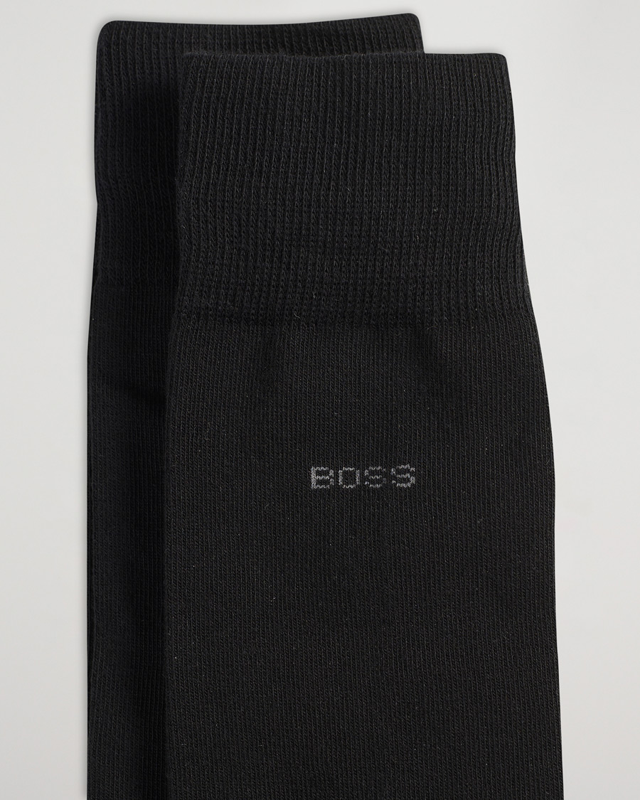 Uomini | Calzini per tutti i giorni | BOSS BLACK | 2-Pack RS Uni Socks Black