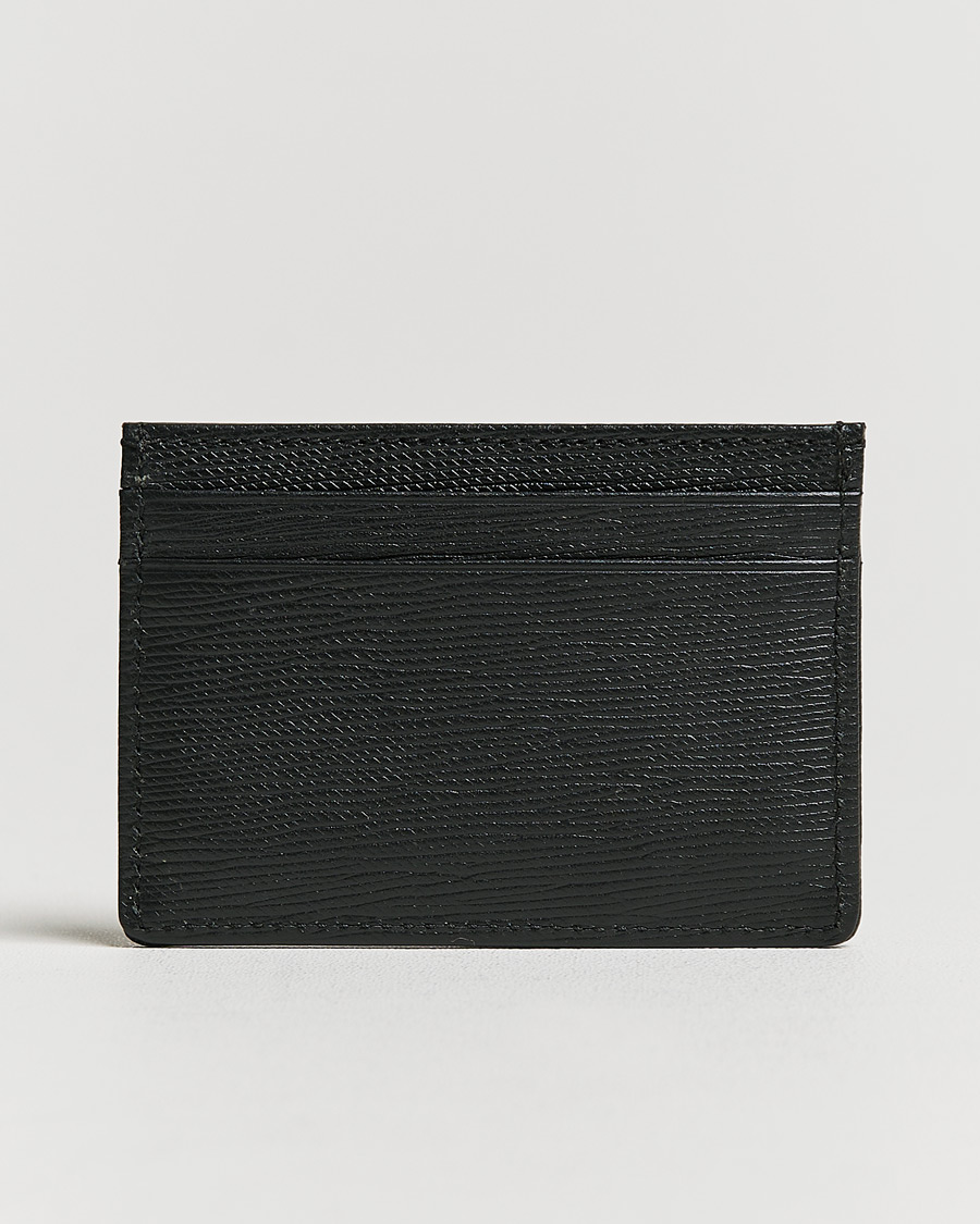 Uomini | Portacarte | BOSS BLACK | Gallery Leather Credit Card Holder Black