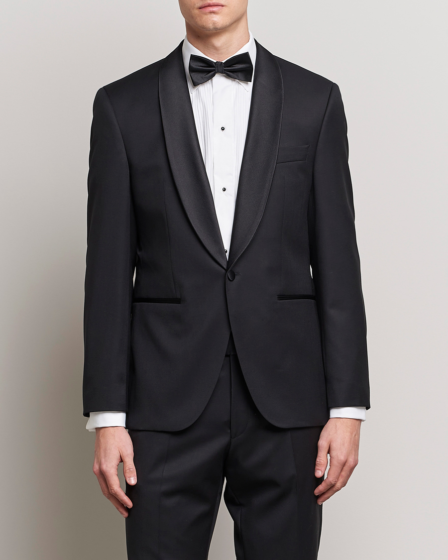 Uomini | Abito da sposa | BOSS BLACK | Jeckson Shawl Tuxedo Blazer Black