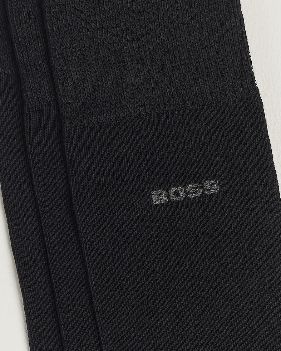 Uomini | Calzini per tutti i giorni | BOSS BLACK | 3-Pack RS Uni Socks Black