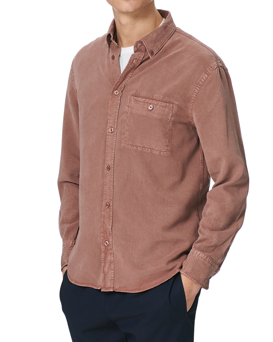 Uomini | Gamla produktbilder | Filippa K | Zachary Tencel Shirt Burgundy