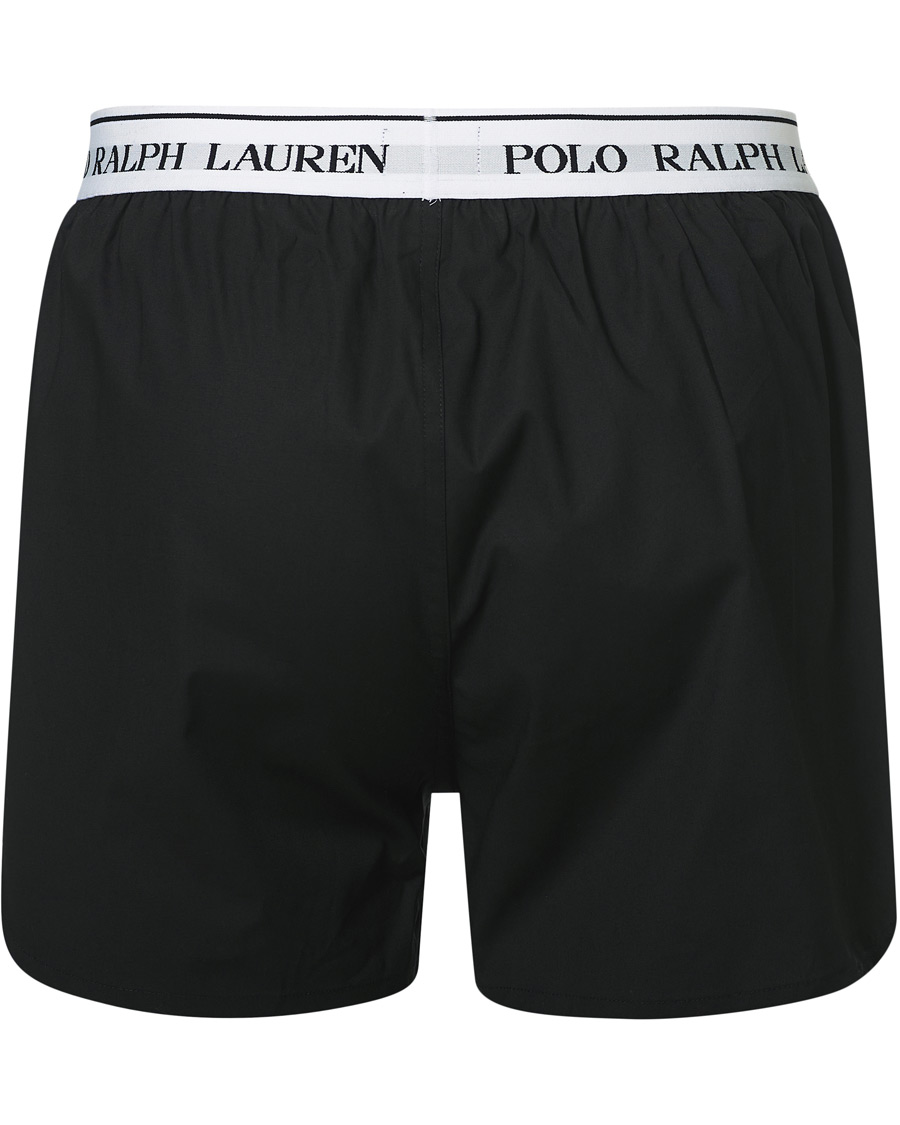 Uomini | Gamla produktbilder | Polo Ralph Lauren | 3-Pack Elastic Boxer Black