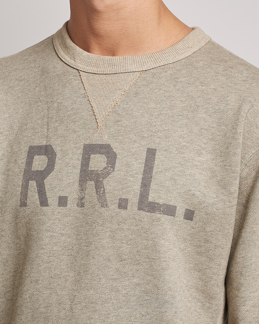 Uomini | Maglieria | RRL | Double V Sweatshirt Trainer Heather