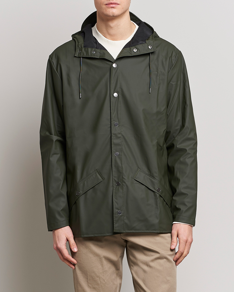 Uomini | Incontra la pioggia con stile | RAINS | Jacket Green