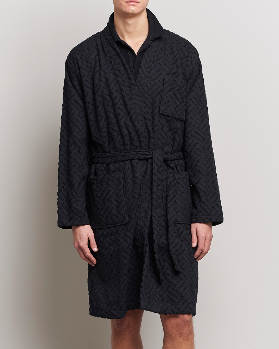 Uomini | OAS | OAS | Terry Robe Black Crossroad