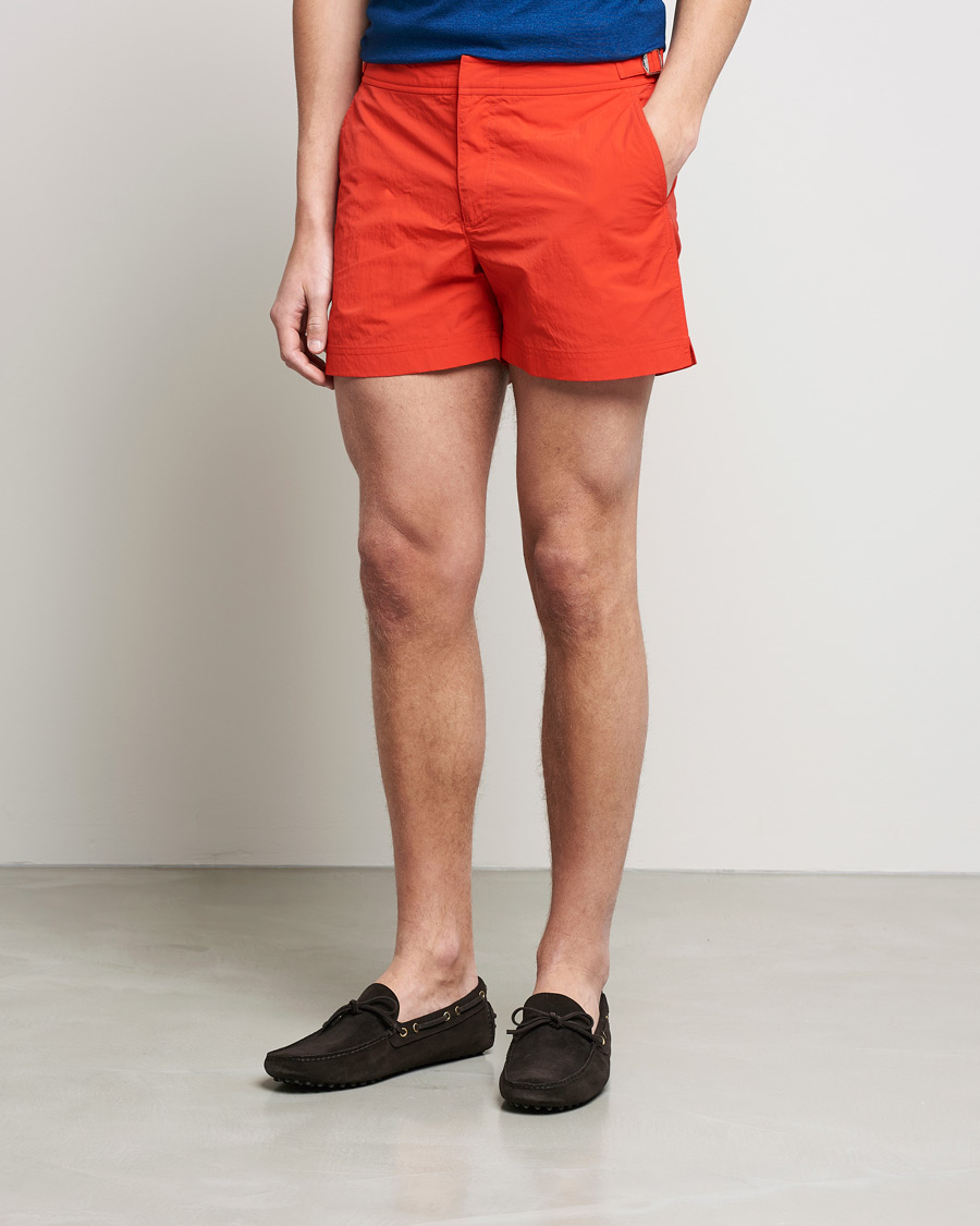 Uomini |  | Orlebar Brown | Setter II Short Length Swim Shorts Rescue Red