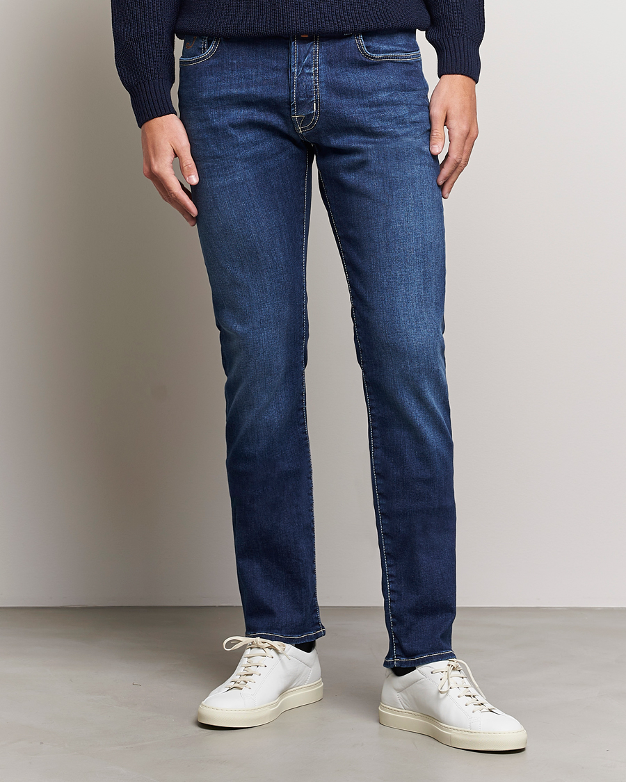 Uomini | Italian Department | Jacob Cohën | Bard 688 Slim Fit Stretch Jeans Medium Dark