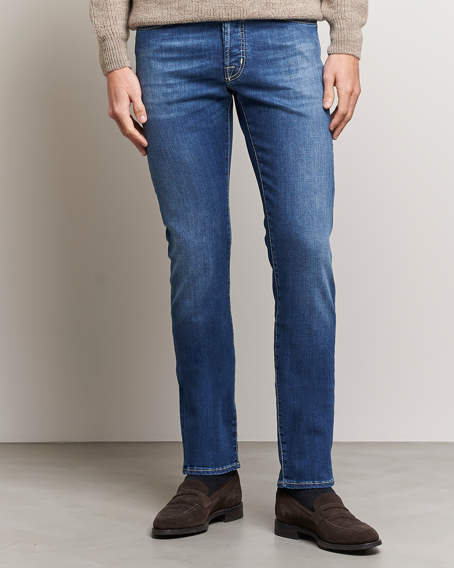 Uomini | Italian Department | Jacob Cohën | Bard 688 Slim Fit Stretch Jeans Stone Wash