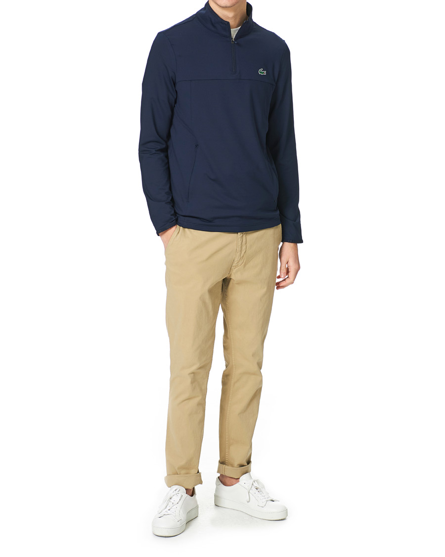Uomini | Maglieria | Lacoste Sport | Performance Midlayer Half Zip Navy Blue