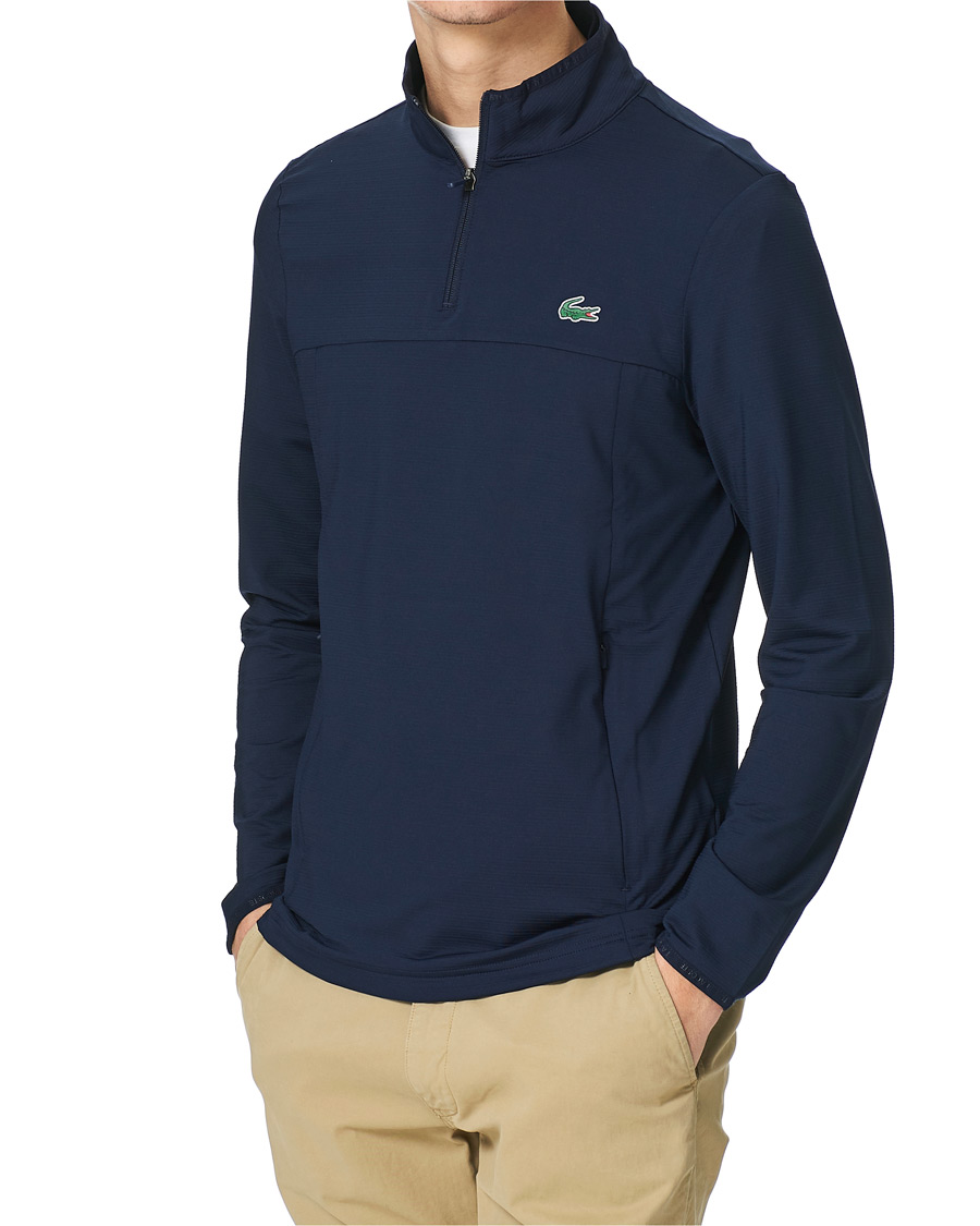 Uomini | Maglieria | Lacoste Sport | Performance Midlayer Half Zip Navy Blue