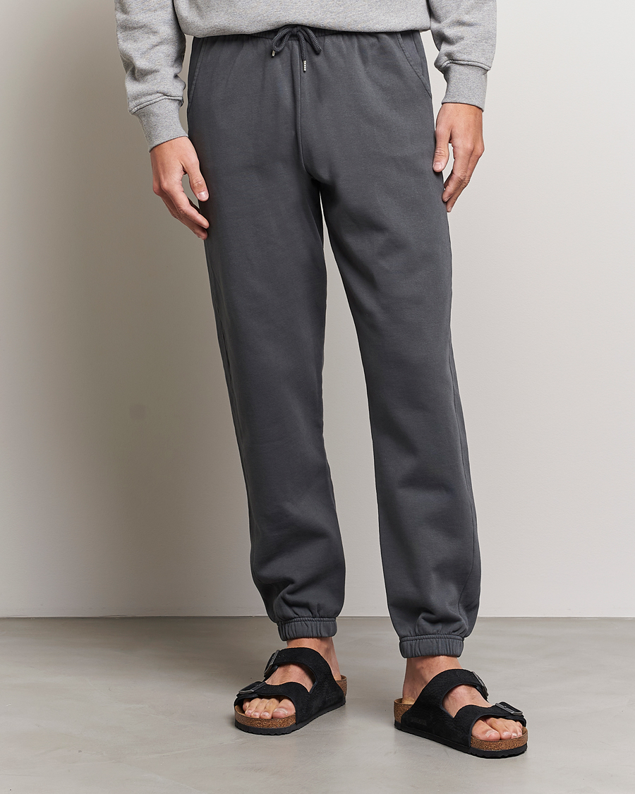 Uomini | Pantaloni della tuta | Colorful Standard | Classic Organic Sweatpants Lava Grey