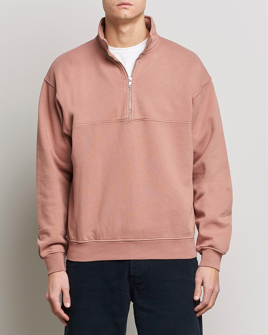 Uomini |  | Colorful Standard | Classic Organic Half-Zip Rosewood Mist