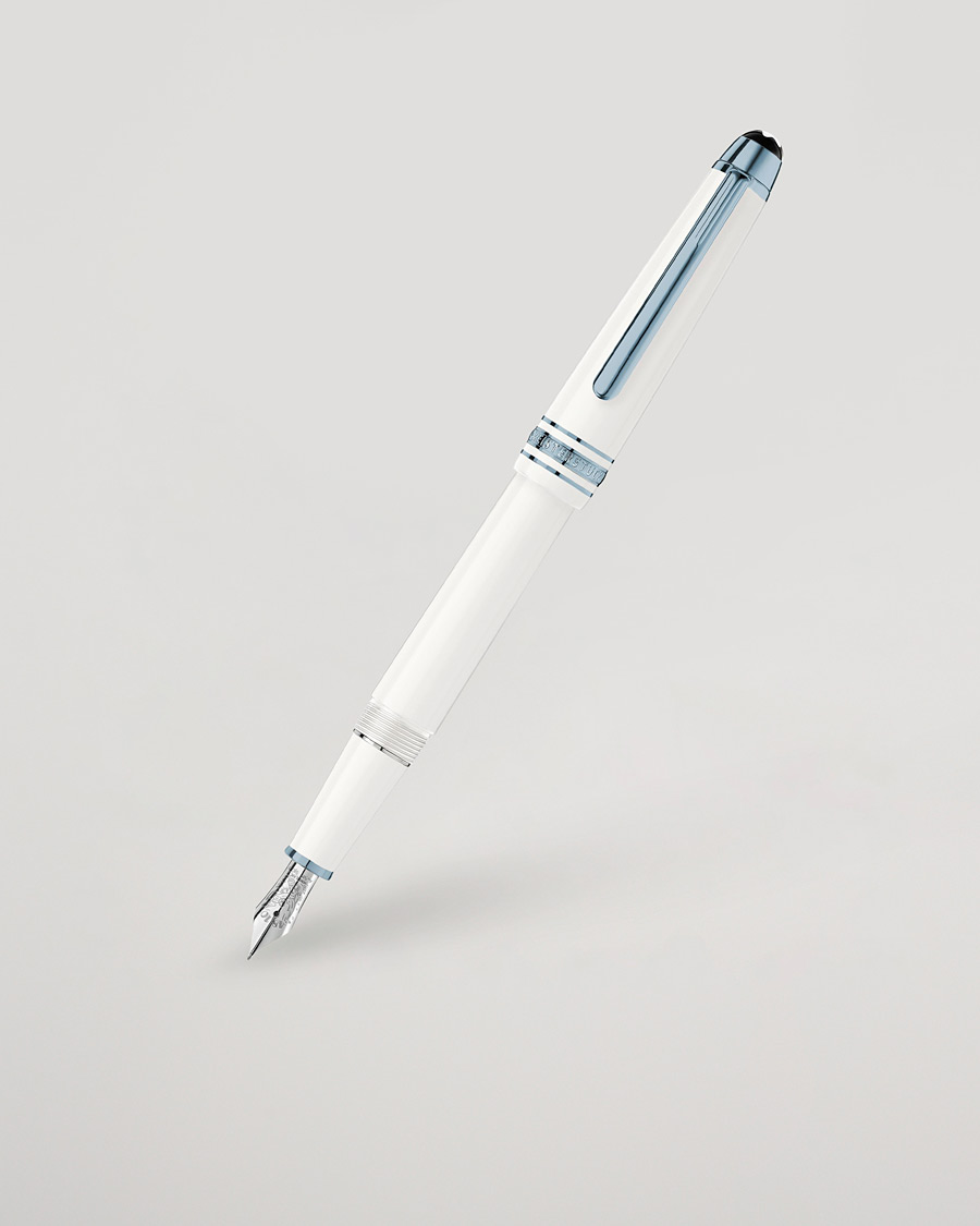 Uomini | Montblanc Meisterstück Glacier Classique Fountain Pen White | Montblanc | Meisterstück Glacier Classique Fountain Pen White