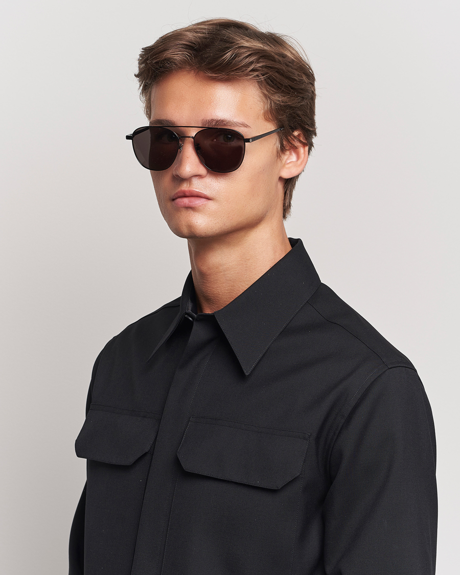 Uomini | Occhiali da sole da aviatore | Saint Laurent | SL 531 Sunglasses Black/Black