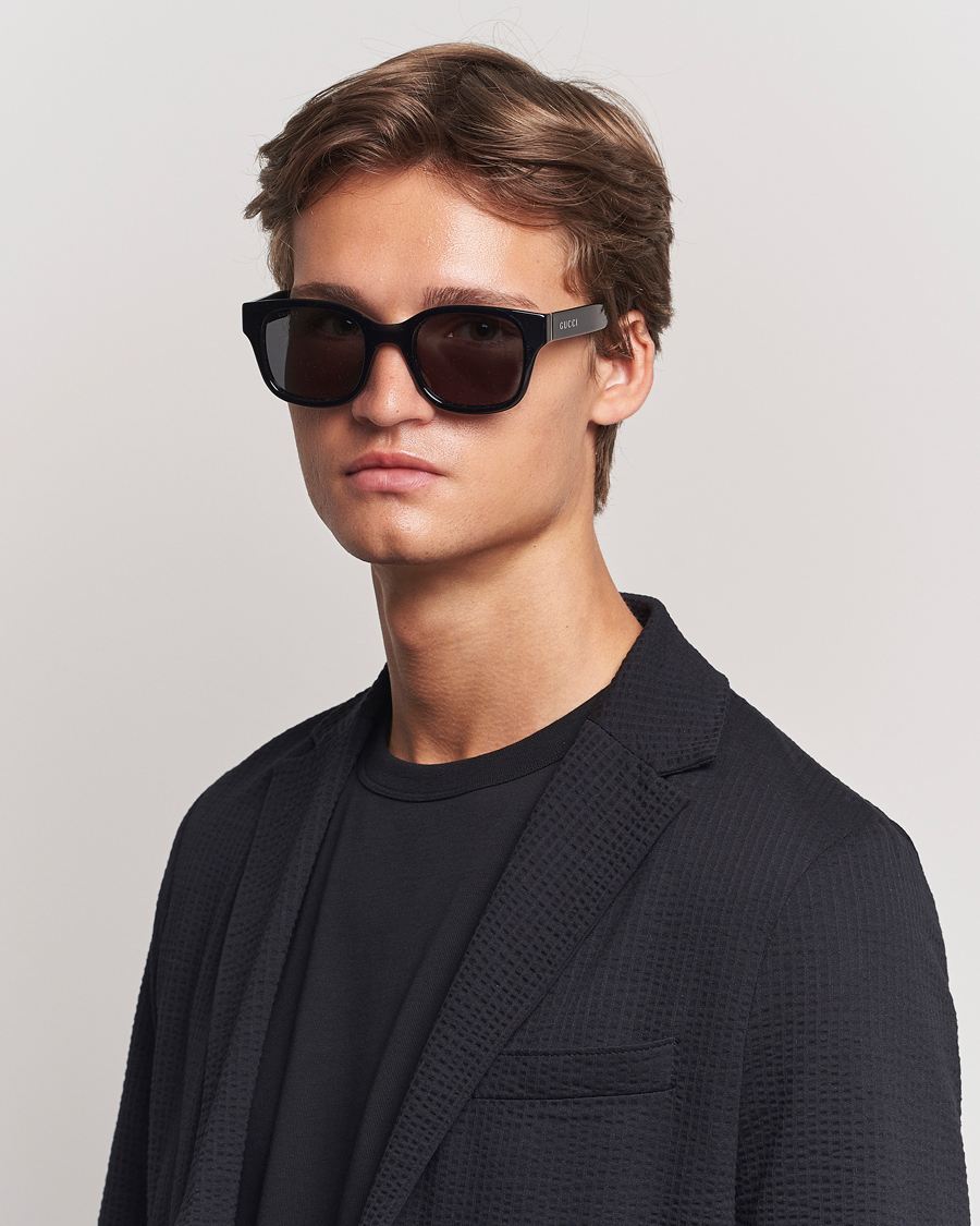 Uomini | Occhiali da sole con montatura a D | Gucci | GG1135S Sunglasses Black/Grey