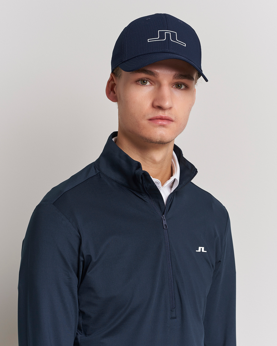 Uomini | Cappelli con visiera | J.Lindeberg | Caden Golf Cap Navy