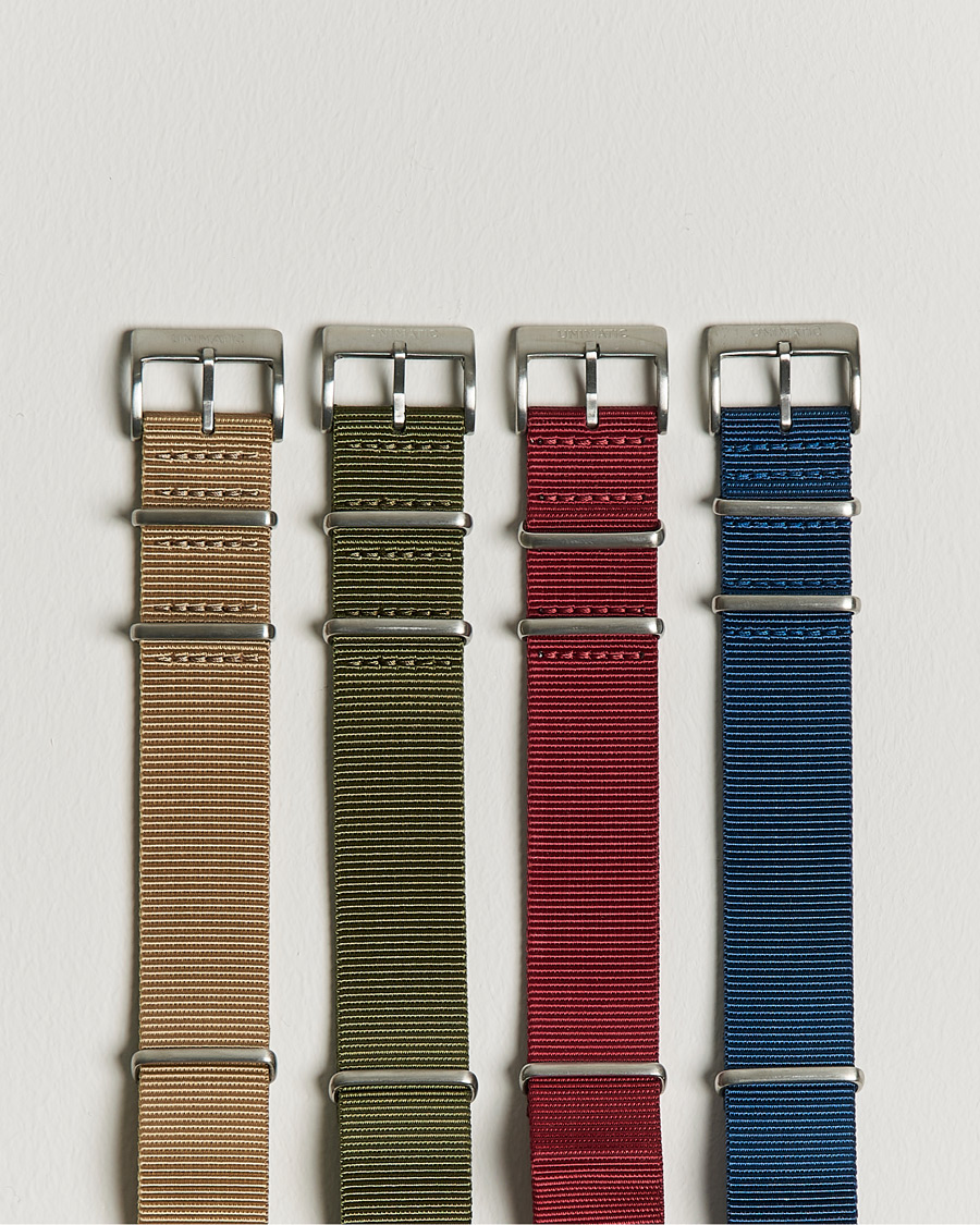 Uomini |  | UNIMATIC | Heritage Nato Steel 22mm Strap Set Multi