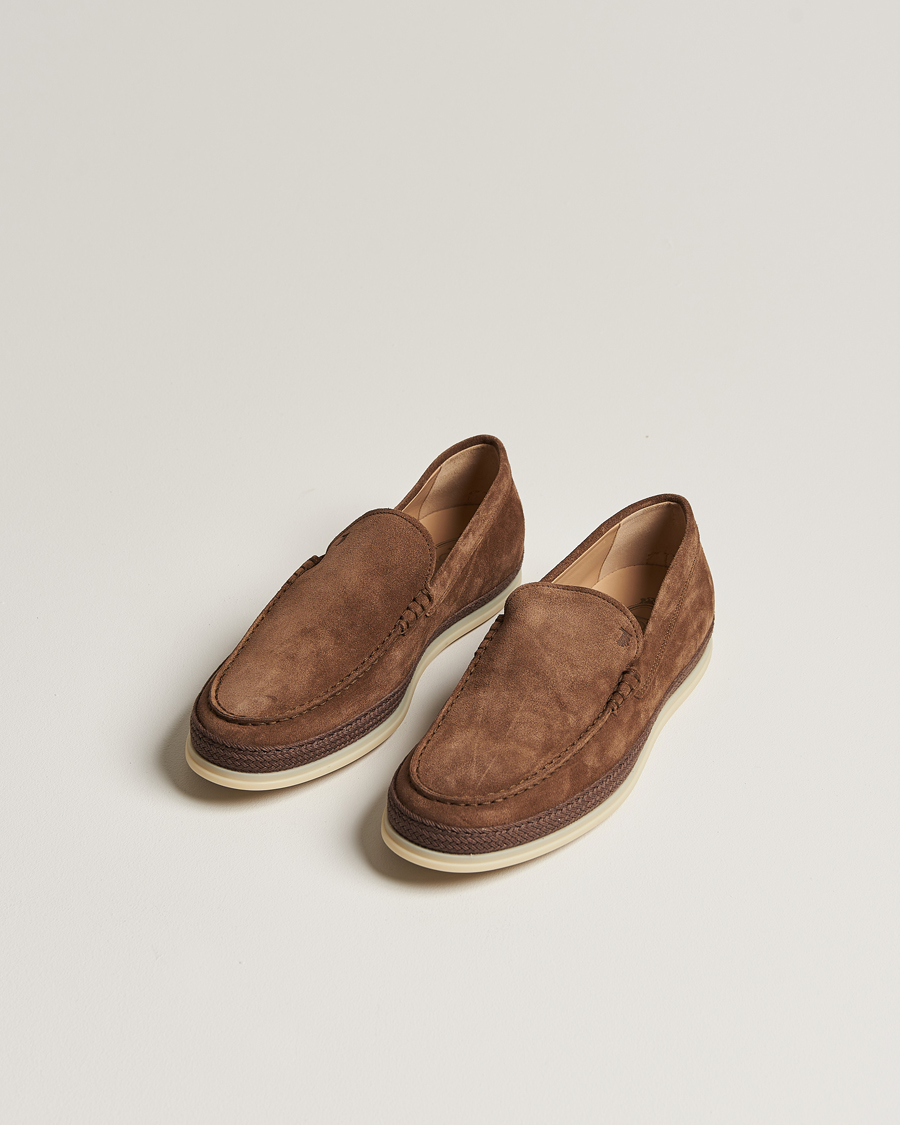 Uomini | 50% di sconto | Tod\'s | Raffia Loafer Brown Suede