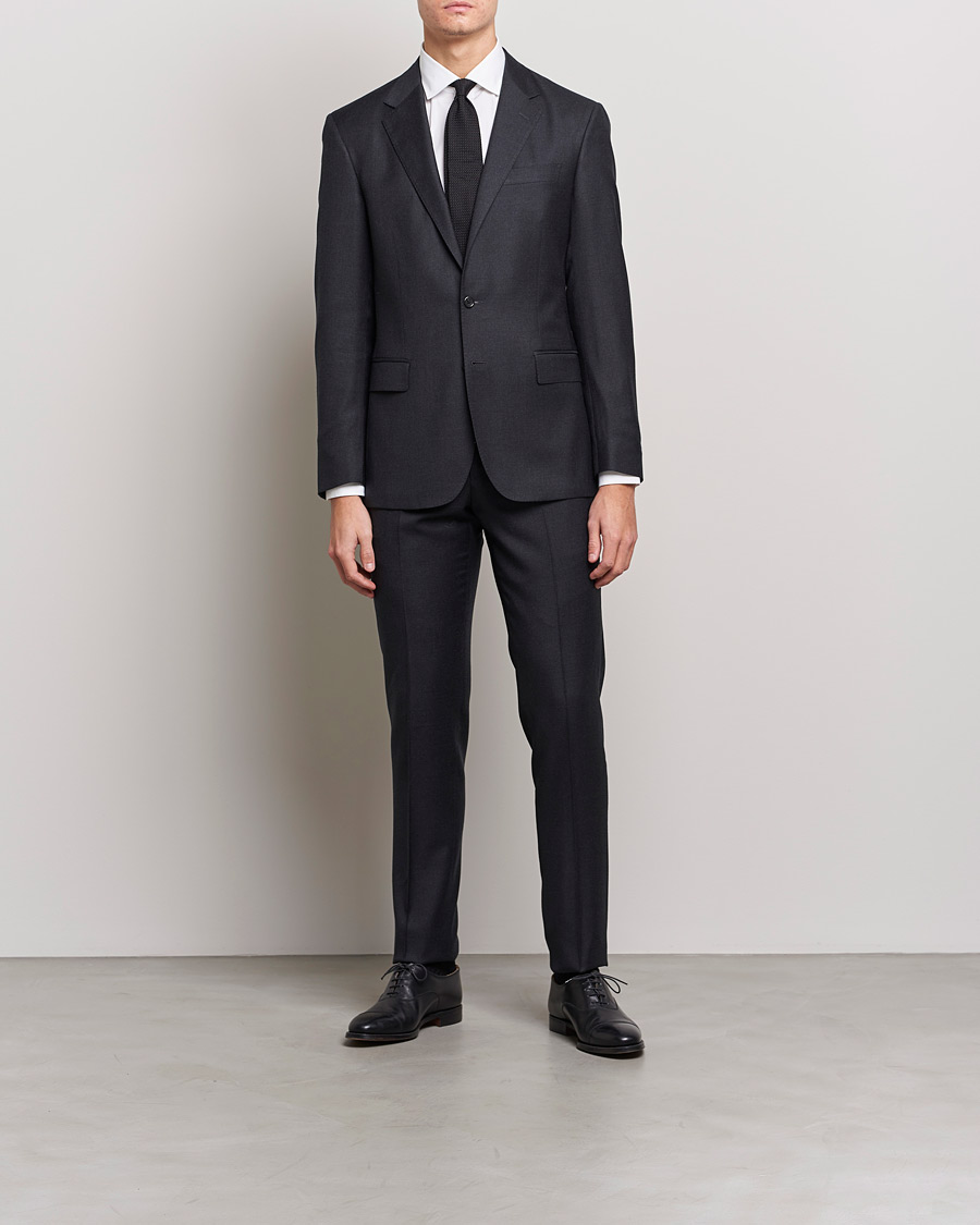 Uomini | Abiti a due pezzi | Polo Ralph Lauren | Classic Wool Twill Suit Charcoal