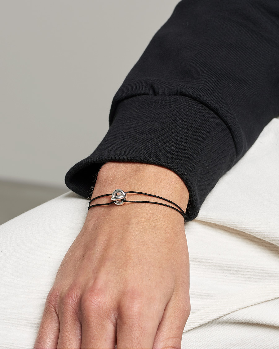 Uomini | Gioielli | LE GRAMME | Entrelacs Cord Bracelet Sterling Silver 3g