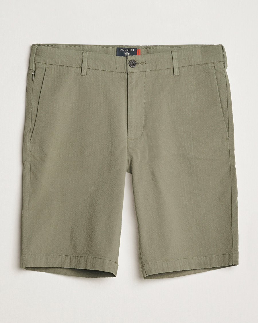 Uomini | Pantaloncini | Dockers | Cotton Stretch Seersucker Chino Shorts Camo